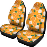 Cute Orange Fruit Pattern Print Universal Fit Car Seat Covers 102422