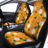 Cute Orange Fruit Pattern Print Universal Fit Car Seat Covers 102422