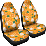 Cute Orange Fruit Pattern Print Universal Fit Car Seat Covers 102422