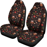 Cute Owl Print Universal Fit Car Seat Covers 102422