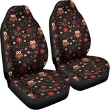 Cute Owl Print Universal Fit Car Seat Covers 102422