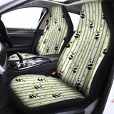 Cute Panda And Bamboo Pattern Print Universal Fit Car Seat Covers 102422