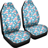Cute Panda And Parachute Pattern Print Universal Fit Car Seat Covers 102422