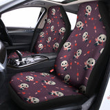 Cute Panda Cupid Valentine Pattern Print Universal Fit Car Seat Covers 102422