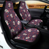 Cute Panda Cupid Valentine Pattern Print Universal Fit Car Seat Covers 102422