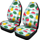 Cute Pineapple Watermelon Pattern Print Universal Fit Car Seat Covers 102422