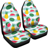 Cute Pineapple Watermelon Pattern Print Universal Fit Car Seat Covers 102422