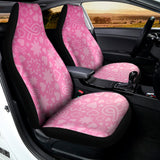 Cute Pink Breast Cancer Pattern Print Universal Fit Car Seat Covers 102422