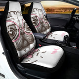 Cute Pug With Glasses Print Universal Fit Car Seat Covers 102422