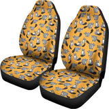 Cute Raccoon Pattern Print Universal Fit Car Seat Covers 102422