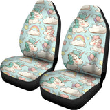 Cute Rainbow Unicorn Pattern Print Universal Fit Car Seat Covers 102422