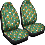 Cute Saint Patrick's Day Pattern Print Universal Fit Car Seat Covers 102422