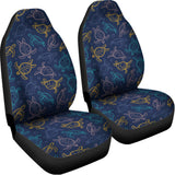 Cute Sea Turtle Pattern Print Universal Fit Car Seat Covers 102422