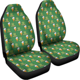 Cute Shamrock Saint Patrick's Day Print Universal Fit Car Seat Covers 102422