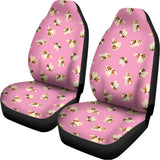 Cute Shih Tzu Pattern Print Universal Fit Car Seat Covers 102422