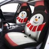 Cute Snowman Print Universal Fit Car Seat Covers 102422