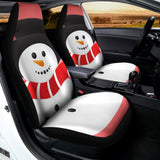 Cute Snowman Print Universal Fit Car Seat Covers 102422