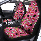 Cute Sushi And Rolls Pattern Print Universal Fit Car Seat Covers 102422