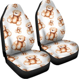 Cute Teddy Bear Pattern Print Universal Fit Car Seat Covers 102422
