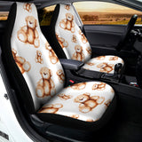 Cute Teddy Bear Pattern Print Universal Fit Car Seat Covers 102422