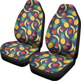 Cute Tropical Fruits Pattern Print Universal Fit Car Seat Covers 102422