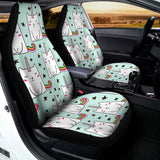 Cute Unicorn Cat Pattern Print Universal Fit Car Seat Covers 102422
