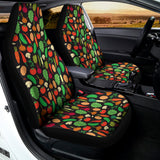 Cute Vegan Pattern Print Universal Fit Car Seat Covers 102422