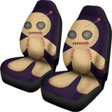 Cute Voodoo Doll Print Universal Fit Car Seat Covers 102422