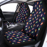Cute Wizard Pattern Print Universal Fit Car Seat Covers 102422