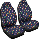 Cute Wizard Pattern Print Universal Fit Car Seat Covers 102422