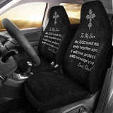 Dad to Son Love Protect and Encourage Universal Fit Car Seat Covers 102422