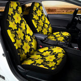 Daffodil And Mimosa Pattern Print Universal Fit Car Seat Covers 102422
