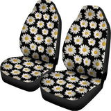 Daisy Flower Pattern Print Universal Fit Car Seat Covers 102422