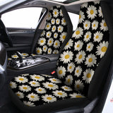 Daisy Flower Pattern Print Universal Fit Car Seat Covers 102422