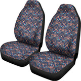 Damask Boho Pattern Print Universal Fit Car Seat Covers 102422