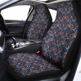 Damask Boho Pattern Print Universal Fit Car Seat Covers 102422