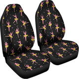 Dancing Ballet Pattern Print Universal Fit Car Seat Covers 102422