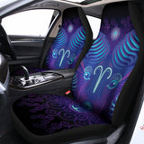 Dark Aries Zodiac Sign Print Universal Fit Car Seat Covers 102422