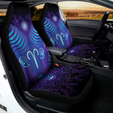 Dark Aries Zodiac Sign Print Universal Fit Car Seat Covers 102422