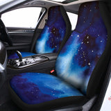 Dark Blue Galaxy Space Print Universal Fit Car Seat Covers 102422