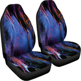 Dark Blue Horse Portrait Print Universal Fit Car Seat Covers 102422