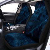 Dark Blue Marble Print Universal Fit Car Seat Covers 102422