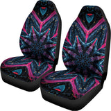 Dark Cloud Kaleidoscope Print Universal Fit Car Seat Covers 102422