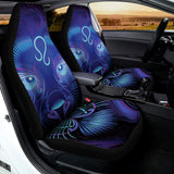 Dark Leo Zodiac Sign Print Universal Fit Car Seat Covers 102422