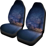 Dark Milky Way Galaxy Space Print Universal Fit Car Seat Covers 102422