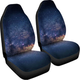 Dark Milky Way Galaxy Space Print Universal Fit Car Seat Covers 102422