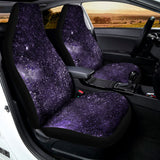 Dark Purple Cosmos Galaxy Space Print Universal Fit Car Seat Covers 102422