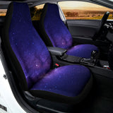 Dark Purple Milky Way Galaxy Space Print Universal Fit Car Seat Covers 102422