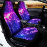 Dark Purple Universe Galaxy Space Print Universal Fit Car Seat Covers 102422