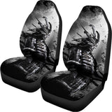 Dark Samurai Warrior Print Universal Fit Car Seat Covers 102422